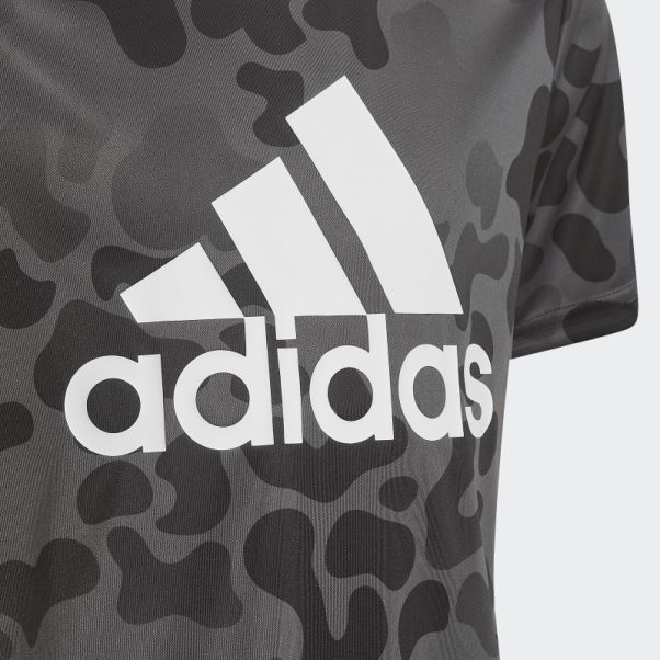 Conçu Pour Déplacer Le Tee-shirt Camo Adidas Noir