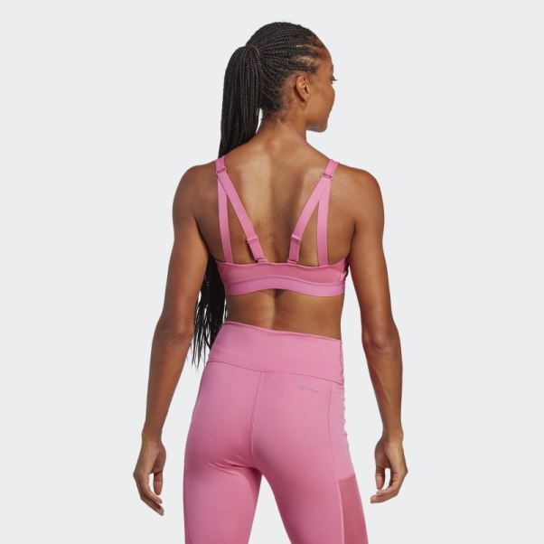 Soutien-gorge D'entraînement à Maintien élevé Adidas Tlrd Move Fuchsia
