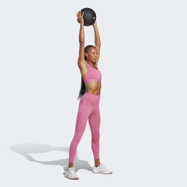 Soutien-gorge D'entraînement à Maintien élevé Adidas Tlrd Move Fuchsia