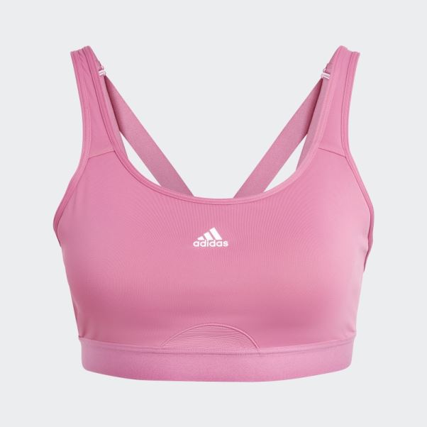 Soutien-gorge D'entraînement à Maintien élevé Adidas Tlrd Move Fuchsia