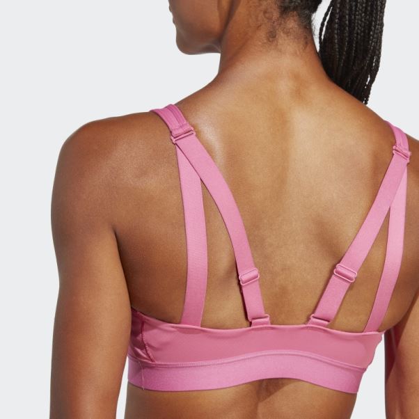Soutien-gorge D'entraînement à Maintien élevé Adidas Tlrd Move Fuchsia