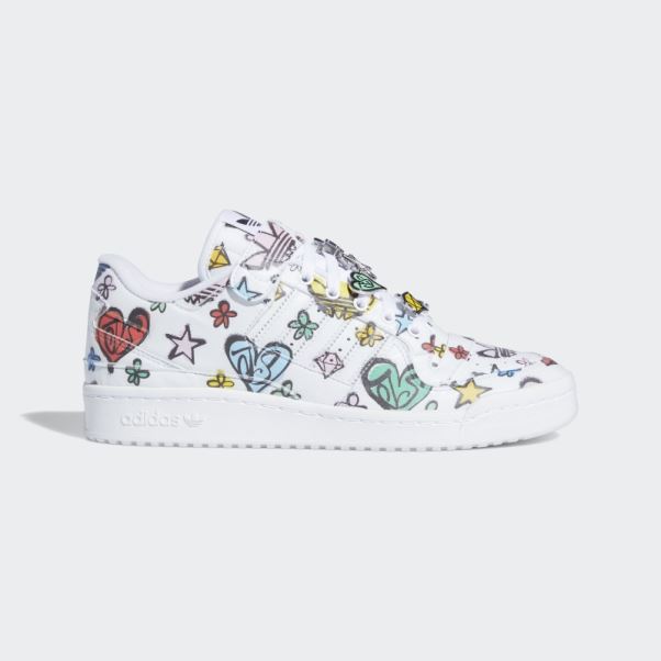 Adidas Jeremy Scott Forum 84 Low Mono Chaussures Noir Mode