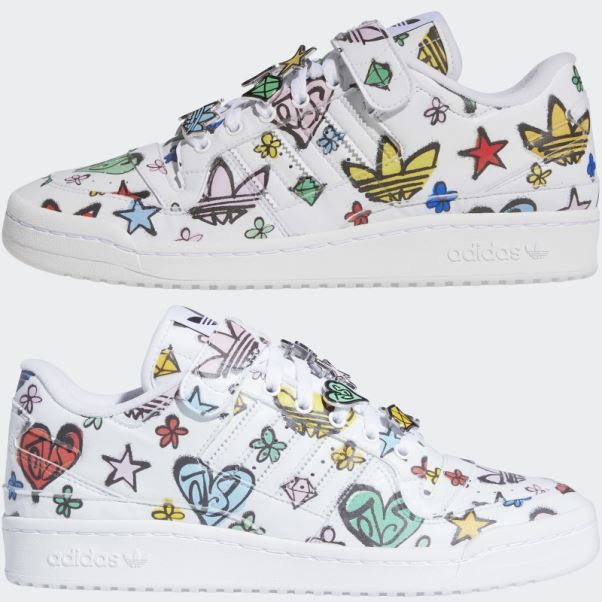 Adidas Jeremy Scott Forum 84 Low Mono Chaussures Noir Mode