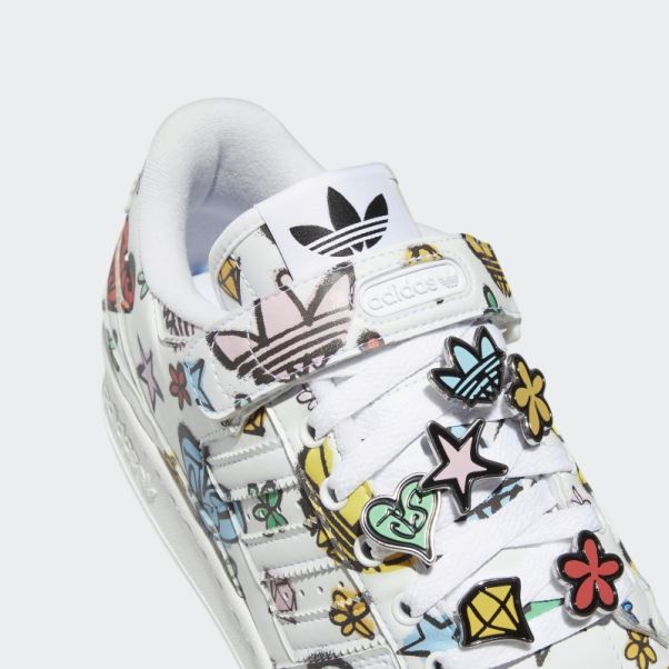 Adidas Jeremy Scott Forum 84 Low Mono Chaussures Noir Mode