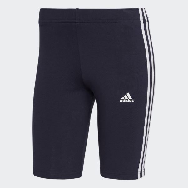 Short Cycliste Adidas Essentials 3 Bandes Encre