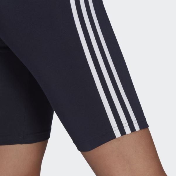 Short Cycliste Adidas Essentials 3 Bandes Encre