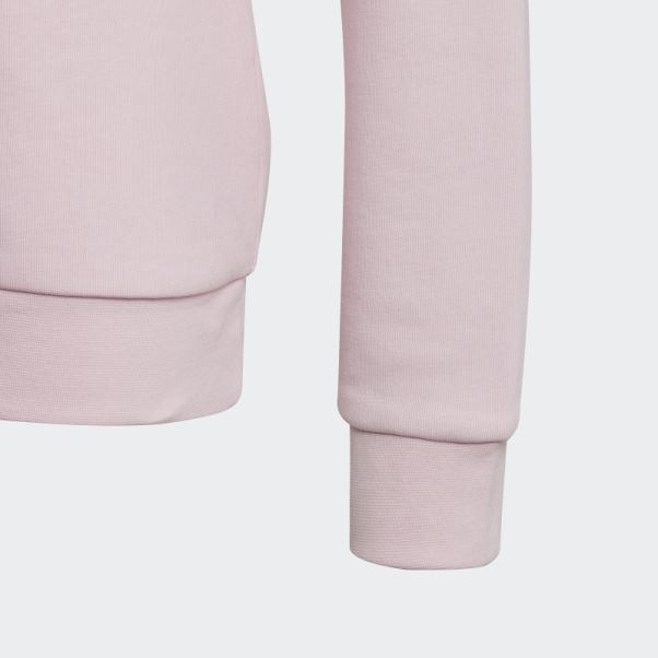 Sweat En Coton à Gros Logo Essentials Rose Adidas