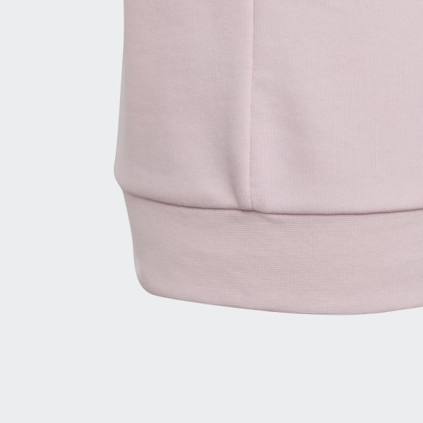 Sweat En Coton à Gros Logo Essentials Rose Adidas