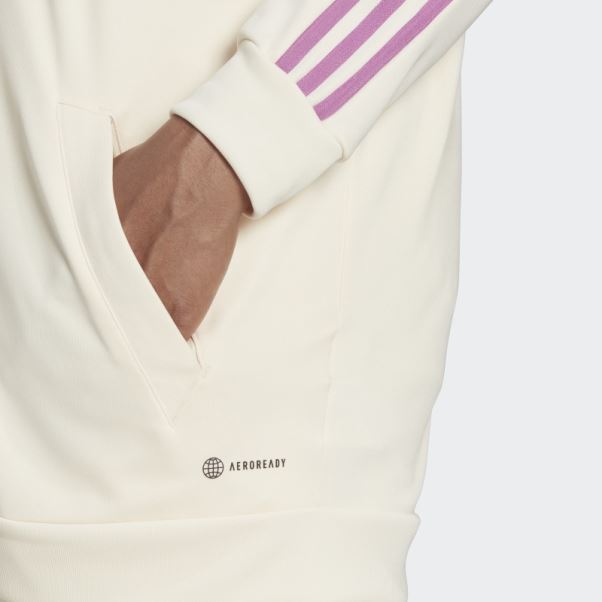 Veste De Survêtement Thebe Magugu Tiro (taille Plus) Adidas Ecru Tint