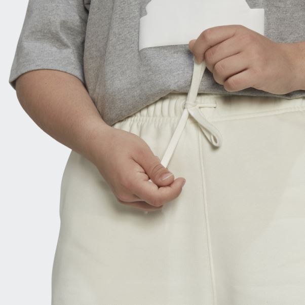 Short De Survêtement (grande Taille) Adidas Blanc