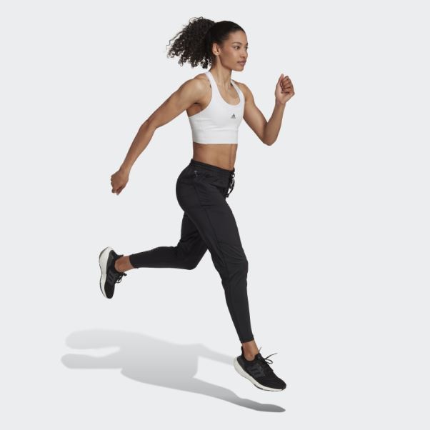 Soutien-gorge De Course à Maintien Moyen Blanc Adidas