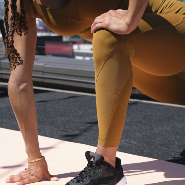 Leggings D'entraînement Hiit Sur Mesure 7/8 Bronze Adidas