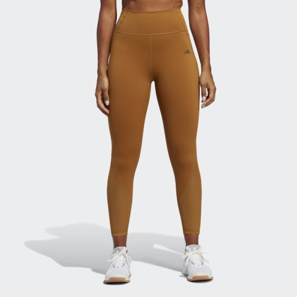 Adidas Leggings D'entraînement Hiit Sur Mesure Bronze 7/8