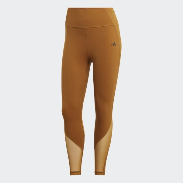 Adidas Leggings D'entraînement Hiit Sur Mesure Bronze 7/8