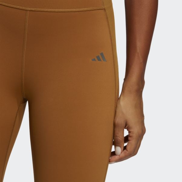 Adidas Leggings D'entraînement Hiit Sur Mesure Bronze 7/8