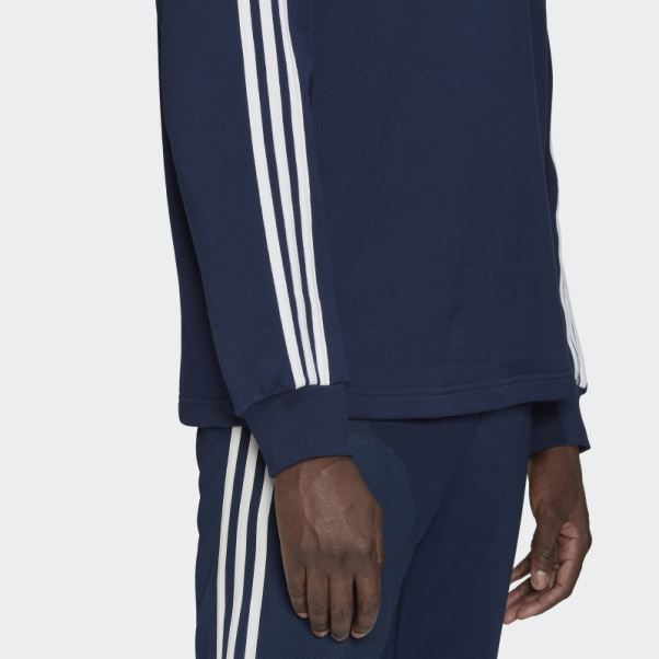 Adicolor 3-stripes Polo Manches Longues Night Indigo Adidas