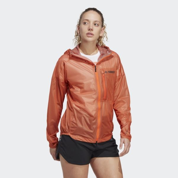 Veste De Pluie 2,5 Couches Terrex Agravic Orange Adidas