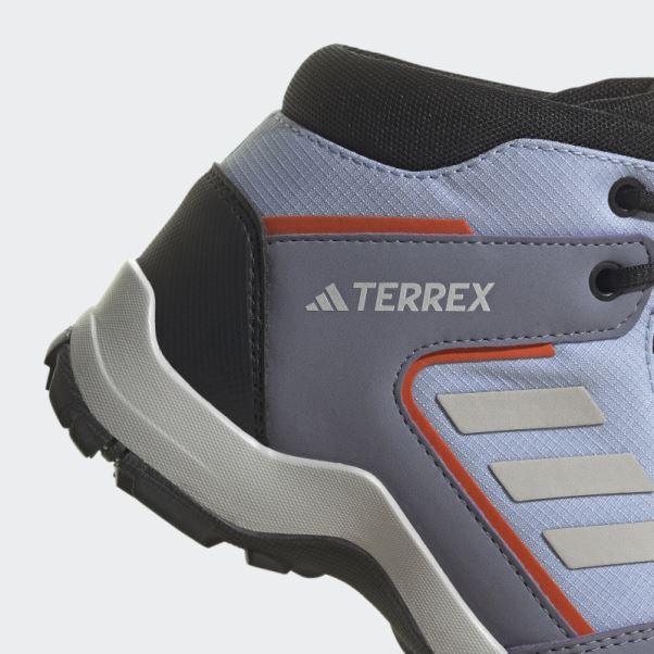 Chaussures De Randonnée Adidas Terrex Hyperhiker Mid Bleu Aube