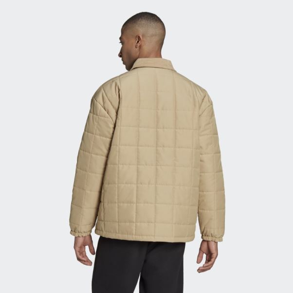 R.Y.V. Veste D'entraîneur Matelassée Adidas Beige Ton