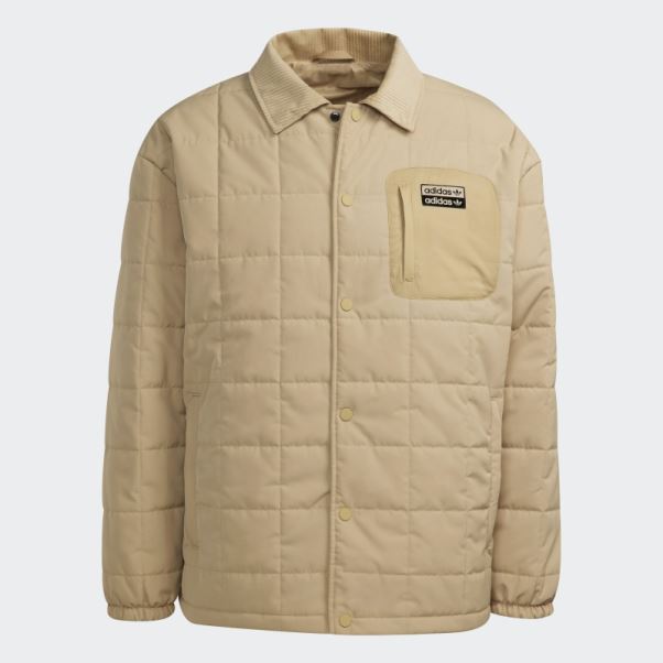 R.Y.V. Veste D'entraîneur Matelassée Adidas Beige Ton