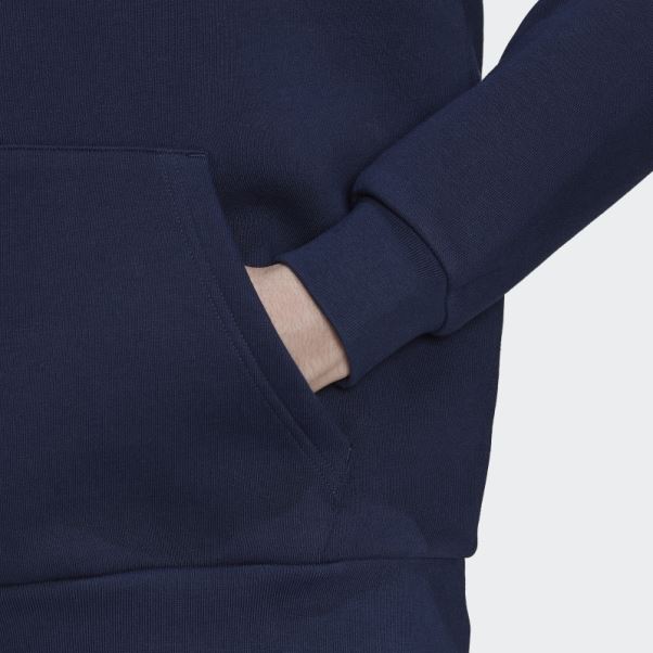 Adicolor Essentials Sweat à Capuche Trèfle Night Indigo Adidas