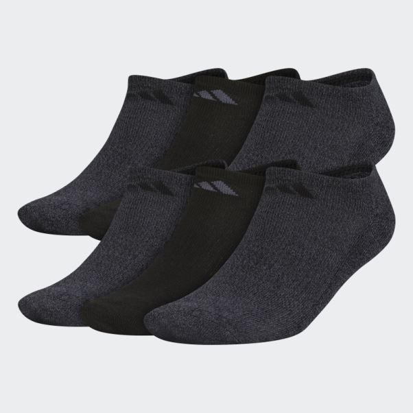 Adidas Chaussettes Invisibles Athlétiques 6 Paires Noir