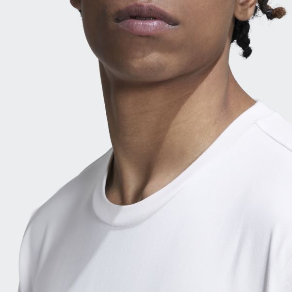 T-shirt Adidas Belgium Lifestyle En Coton épais Blanc