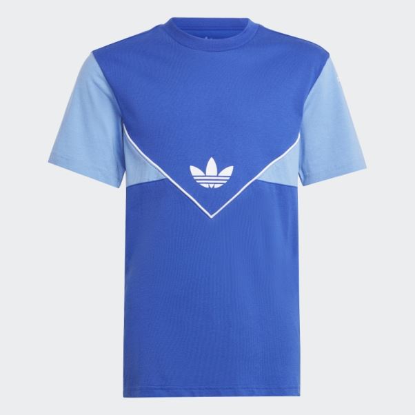 Tee Shirt Adicolor Adidas Bleu