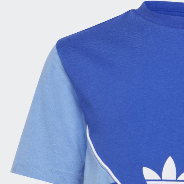 Tee Shirt Adicolor Adidas Bleu