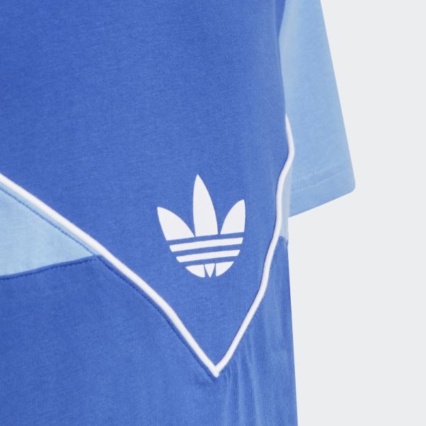 Tee Shirt Adicolor Adidas Bleu