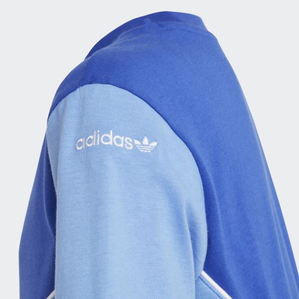 Tee Shirt Adicolor Adidas Bleu