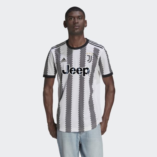 Maillot Authentique Domicile Juventus 22/23 Blanc Adidas