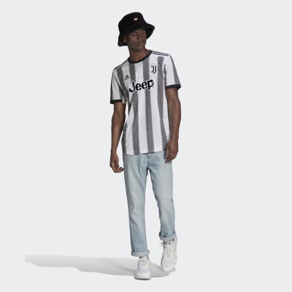 Maillot Authentique Domicile Juventus 22/23 Blanc Adidas