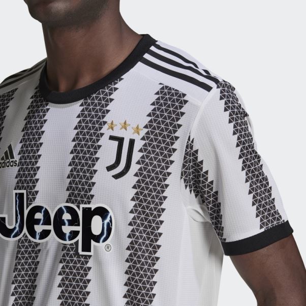 Maillot Authentique Domicile Juventus 22/23 Blanc Adidas