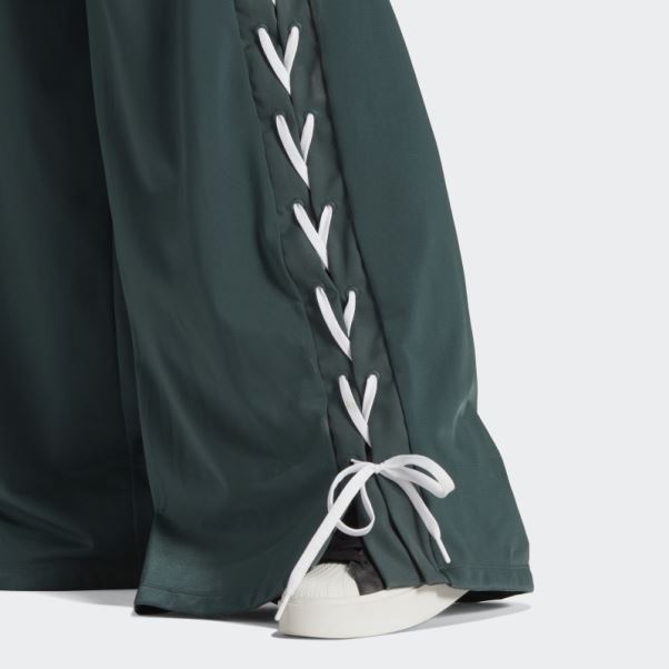 Pantalon Large Lacé Toujours Original Vert Minéral (taille Plus) Adidas