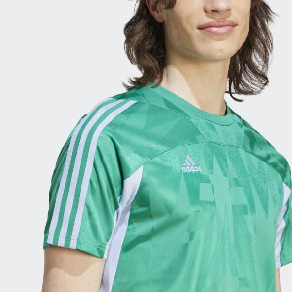 Maillot Domicile Tiro Vert Court Adidas