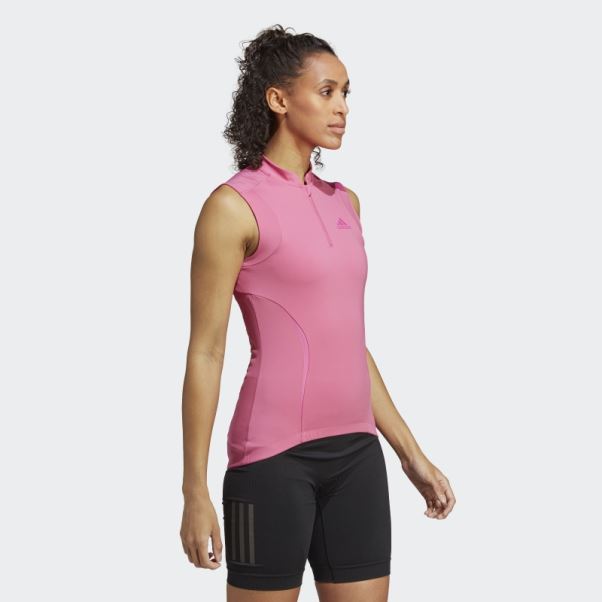 Adidas Fuchsia Le Haut Cycliste Sans Manches
