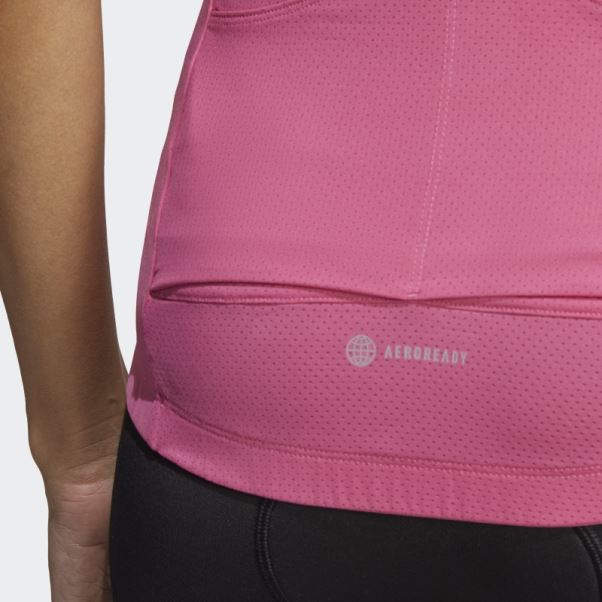 Adidas Fuchsia Le Haut Cycliste Sans Manches