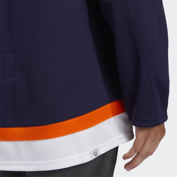 Maillot Oilers Authentique Reverse Retro Wordmark Bleu Marine 09 CCM-SLD Adidas