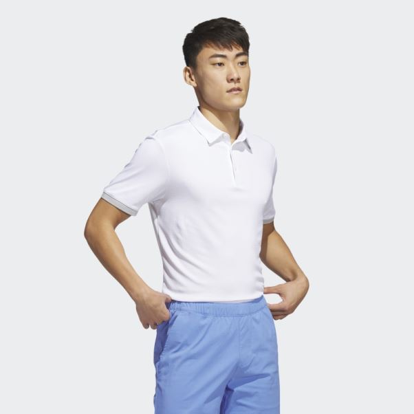 Polo Adidas Heat.rdy Blanc