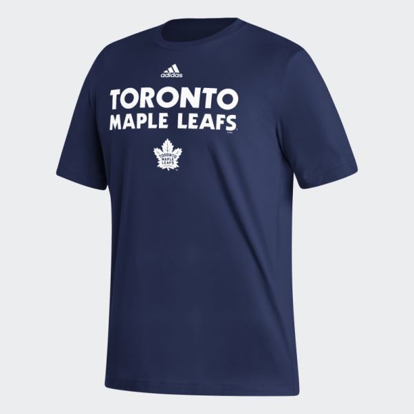 Tee Shirt Meneur De Jeu Adidas Maple Leafs Bleu
