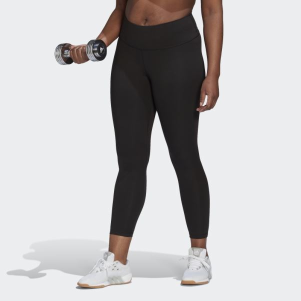 Legging D'entraînement Optime Noir (grande Taille) Adidas