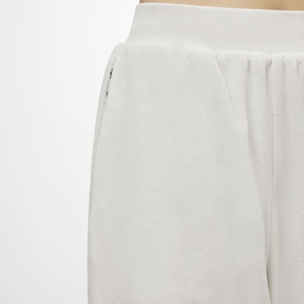 Adidas Pantalon De Basket-ball En Velours (genre Neutre) Mode Gris Métallisé
