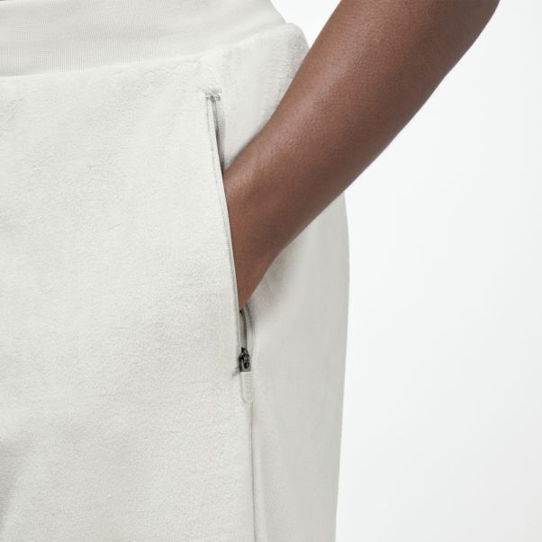Adidas Pantalon De Basket-ball En Velours (genre Neutre) Mode Gris Métallisé
