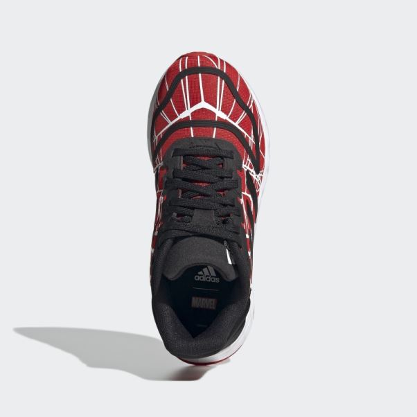 Adidas X Marvel Duramo 10 Miles Morales Dentelle Chaussures Rouge