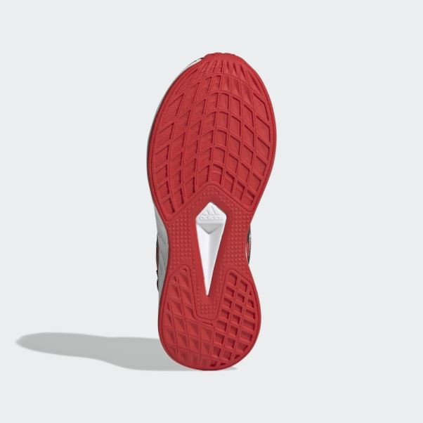 Adidas X Marvel Duramo 10 Miles Morales Dentelle Chaussures Rouge
