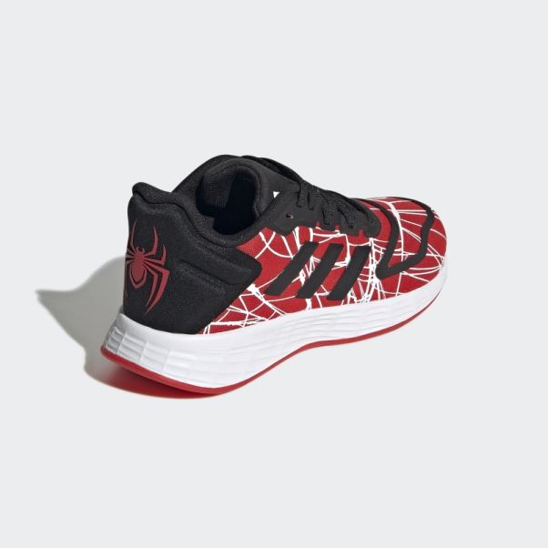Adidas X Marvel Duramo 10 Miles Morales Dentelle Chaussures Rouge