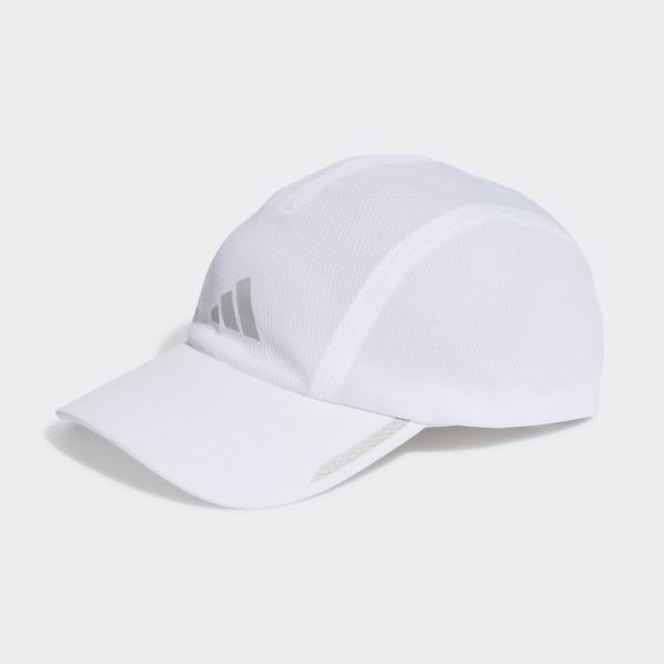 Adidas Running Aeroready Casquette Mesh à Quatre Panneaux Blanc