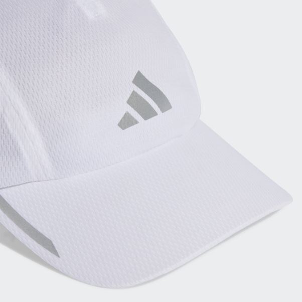 Adidas Running Aeroready Casquette Mesh à Quatre Panneaux Blanc