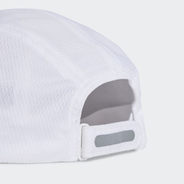 Adidas Running Aeroready Casquette Mesh à Quatre Panneaux Blanc